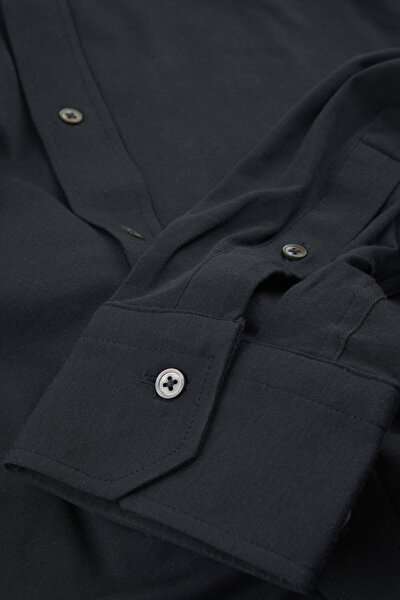 COMFORT DARK NAVY BLUE SHIRT 4