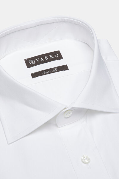 COMFORT WHITE POPLIN SHIRT 3