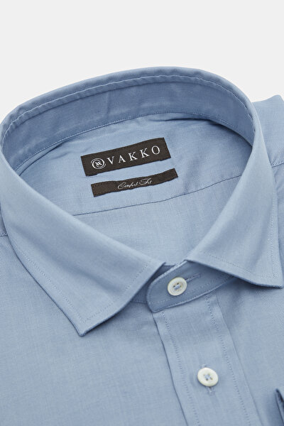 COMFORT BLUE CORDED SHIRT 3
