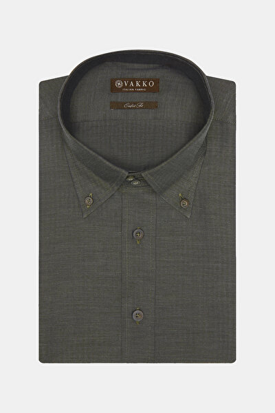 COMFORT NEPHY PLAIN FLANNEL SHIRT 5