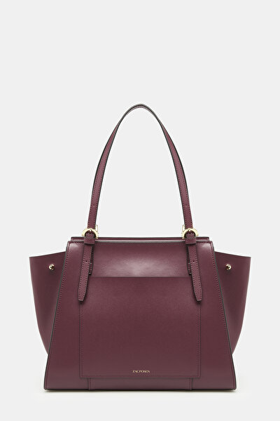 MAROON LEATHER BAG 3
