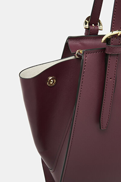 MAROON LEATHER BAG 4