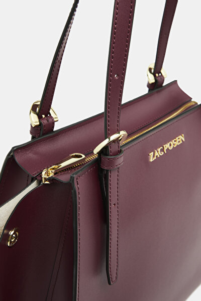 MAROON LEATHER BAG 5