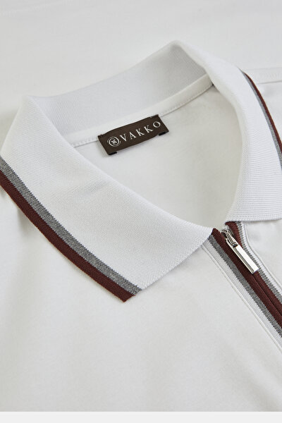 BEYAZ POLO YAKA T-SHIRT 3