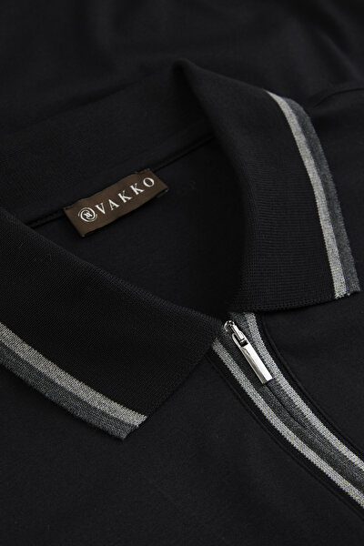 SİYAH POLO YAKA T-SHIRT 3