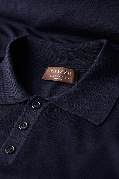 LACİVERT POLO YAKA TRİKO 3