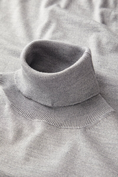 GREY WOOL/SILK TRICOT JERSEY 3