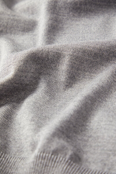 GREY WOOL/SILK TRICOT JERSEY 4