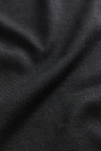 BLACK WOOL/SILK TRICOT JERSEY 4