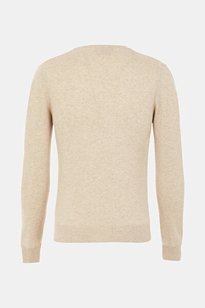 BEIGE CASHMERE TRICOT JERSEY 4