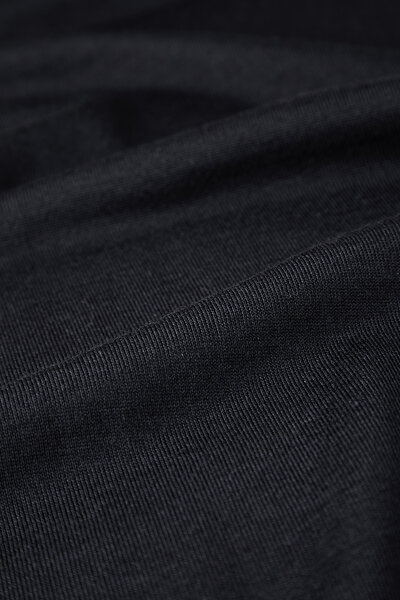 BLACK WOOL/SILK TRICOT JERSEY 4