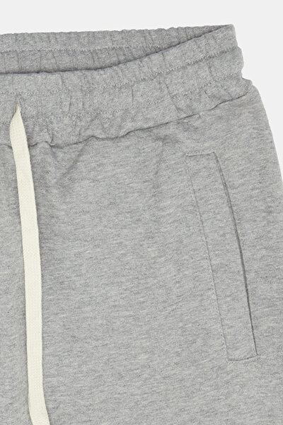 GRAY MELANGE SPORTS TROUSERS 3