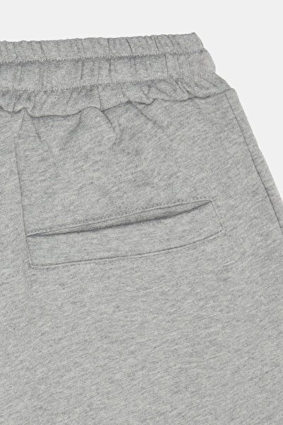 GRAY MELANGE SPORTS TROUSERS 4