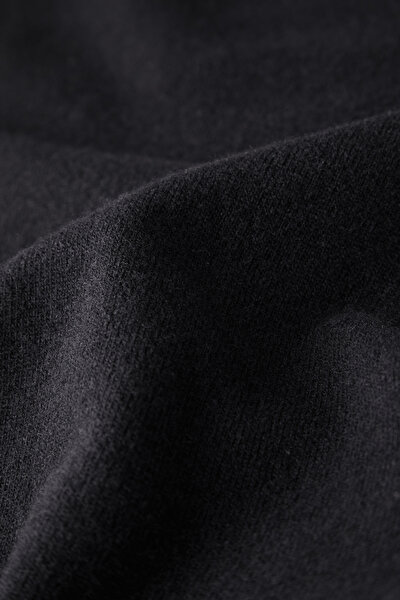 BLACK WOOL/CASHMERE TRICOT JERSEY 4