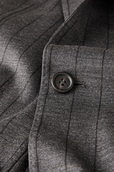 DARK GREY WOOL/POLYAMIDE SUIT 4