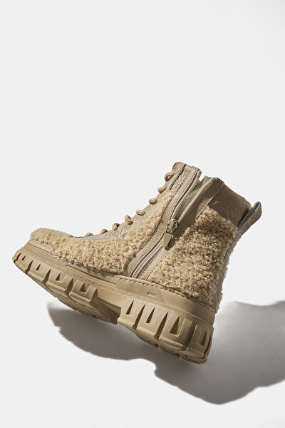 ECRU LEATHER BOOT 4