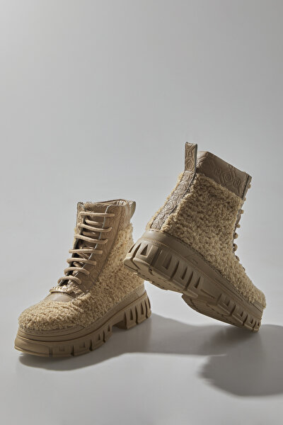 ECRU LEATHER BOOT 5