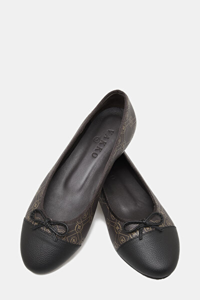 BLACK FLAT SHOES 4