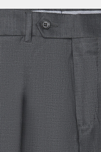 GRAY MELANGE TROUSERS 4