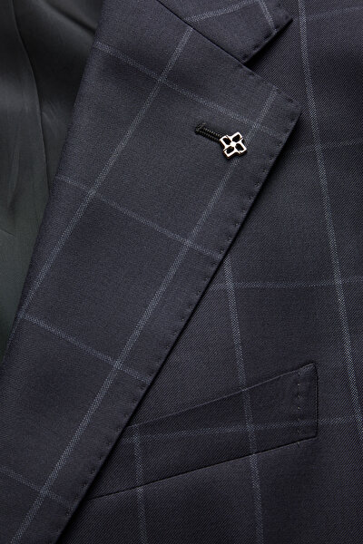 NAVY BLUE WOOL SUIT 4
