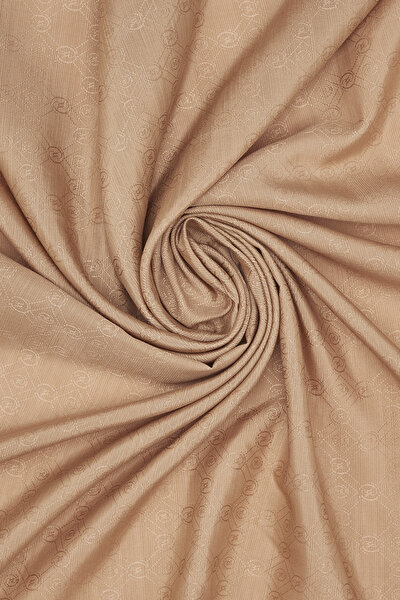 CAMEL COTTON/SILK SCARF 3