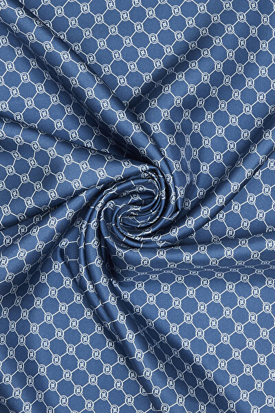 MONOGRAM DESENLİ TWILL EŞARP 3