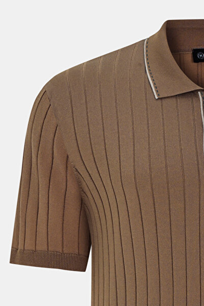 CAMEL POLO YAKA TRİKO 3