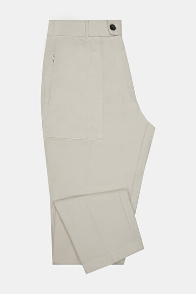 CREAM CORDED TROUSERS 4