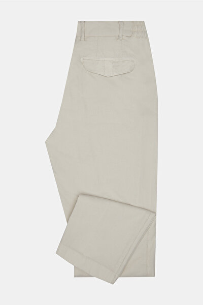 CREAM CORDED TROUSERS 5