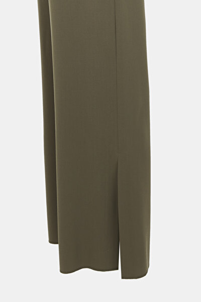 KHAKİ STRAIGHT CUT TROUSERS 3