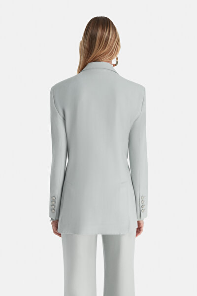 MİNT SURPLICE NECKLINE (CROSS-OVER NECKLINE) JACKET 4