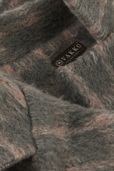 PINK SMALL BOXES DESIGN OVERCOAT 4