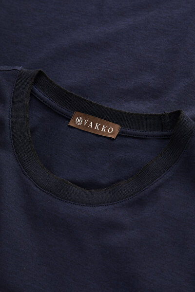 SIYAH O YAKA KISA KOLLU T-SHIRT 3