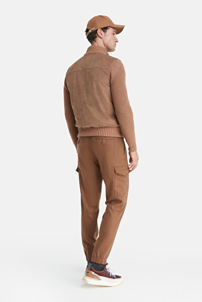 CAMEL DÜZ FLANEL PANTOLON 3