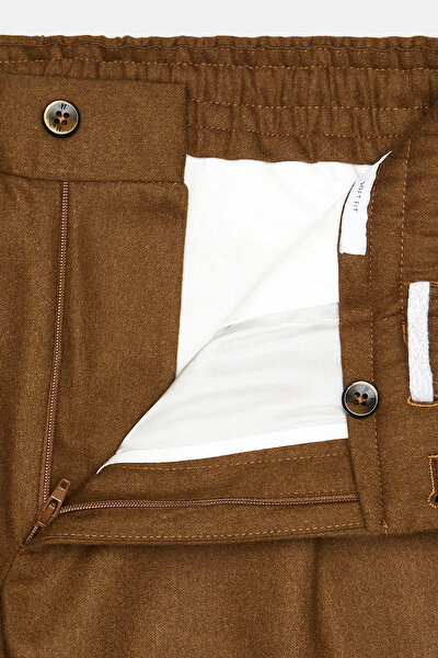 CAMEL DÜZ FLANEL PANTOLON 8