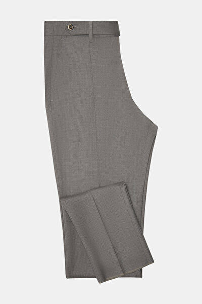 BEJ DÜZ FLANEL PANTOLON 4