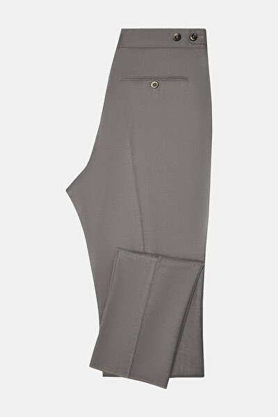 BEJ DÜZ FLANEL PANTOLON 5