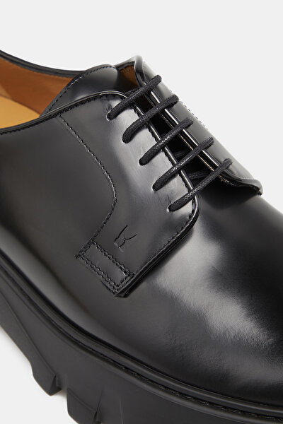 BLACK LEATHER SHOE 4