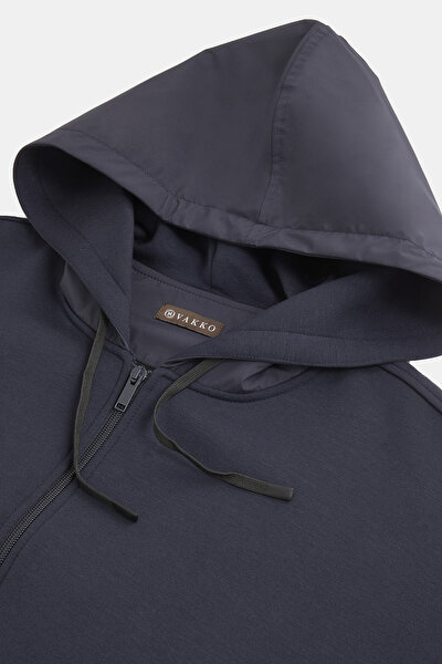 NAVY BLUE HOODIE SWEATSHIRT 3