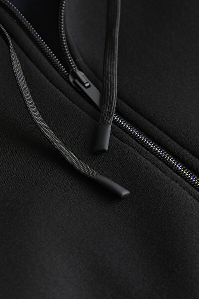BLACK HOODIE SWEATSHIRT 5