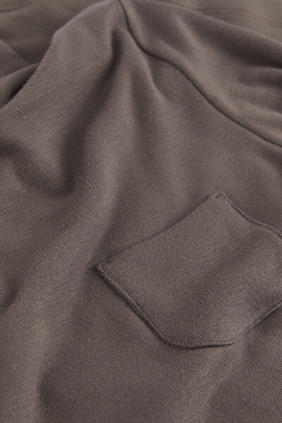 UPRIGHT COLLAR LONG SLEEVE TSHIRT 8
