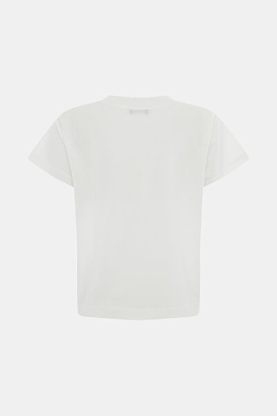 ECRU BASIC / ROUND NECKLINE SHORT SLEEVE TSHIRT 8