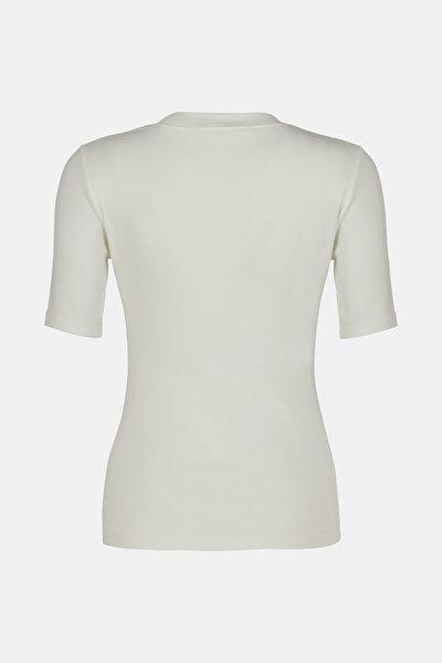 ECRU V NECK SHORT SLEEVE TSHIRT 9