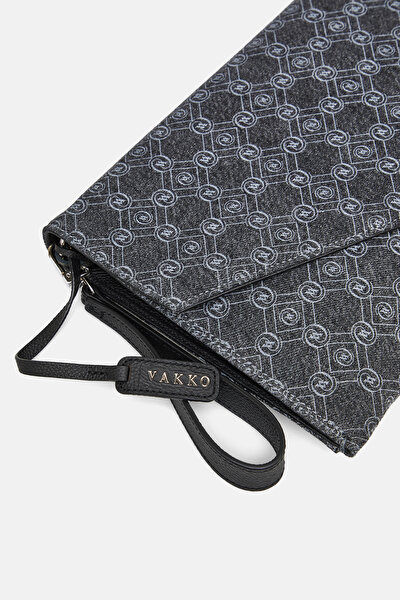 GRI MONOGRAM ÇANTA 4