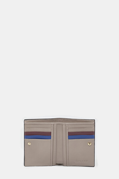 NAVY BLUE LEATHER WALLET 4
