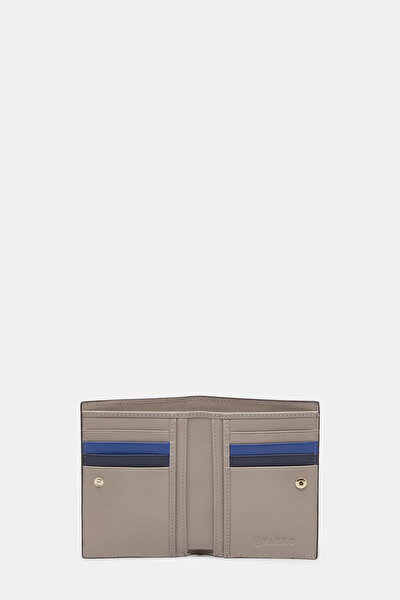 NAVY BLUE LEATHER WALLET 5