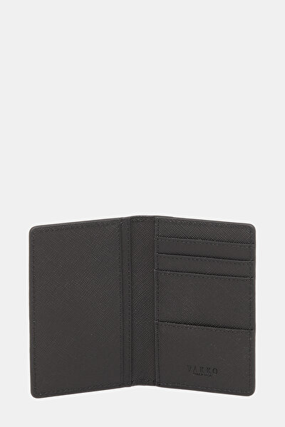 BLACK MONOGRAM WALLET 5