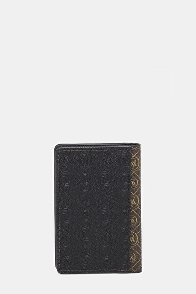 BLACK MONOGRAM WALLET 3