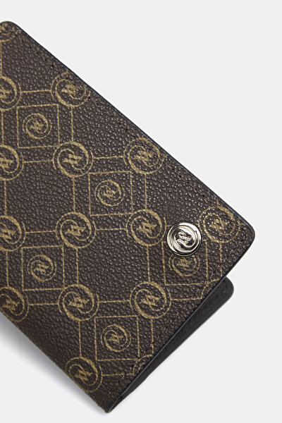 BLACK MONOGRAM WALLET 4