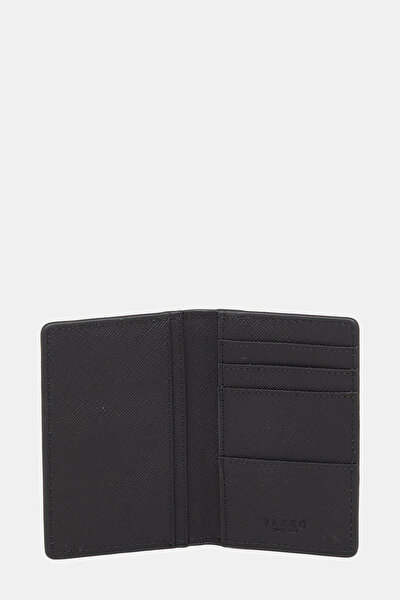 BLACK MONOGRAM WALLET 5